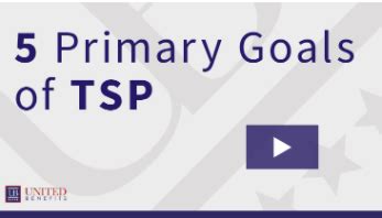 primary goals  tsp united benefits