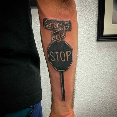 street sign tattoo ideas   blow  mind outsons