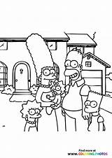 Simpsons Homer Bart sketch template