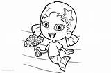 Bubble Guppies Coloring Pages Oona Printable Kids sketch template
