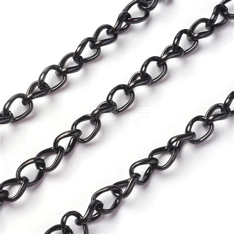 wholesale  stainless steel side twisted chains jewelryandfindingscom