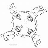 Teletubbies Coloring Pages Printable Kids Cool2bkids Sheets sketch template