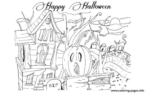 adult happy halloween  printablec coloring page printable
