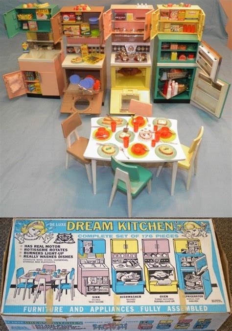 vintage toy archive — deluxe reading 1963 dream kitchen