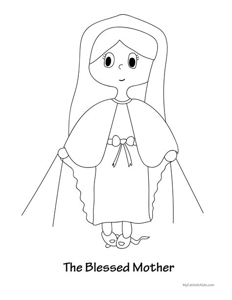 blessed mother  catholic kids