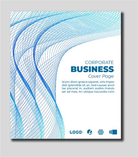 cover page template  psd template business psd excel word