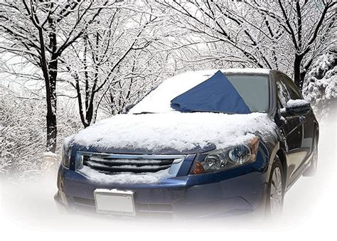 windshield snow ice car window cover snow car cover blue winter warrior  autoexpressions