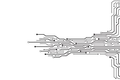 black circuit design  white  vector art  vecteezy