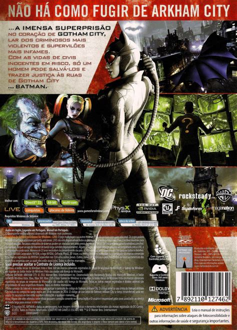 Batman Arkham City 2011 Box Cover Art Mobygames