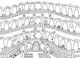 Mantova Illustrazioni Raccolta Luoghi sketch template