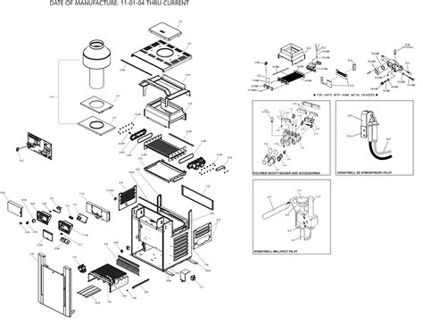 raypak model ra digital heater parts