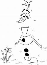 Dots Connect Frozen Olaf Snowman Dot Printable Kids Coloring Pages Preschool Numbers Puntini Worksheet Unisci Disney Worksheets Elsa Drawing Printables sketch template