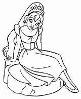 Coloring Pages Thumbelina Bluth Don 1994 Princess Sheet Colouring Choose Board Fairy Print Template sketch template