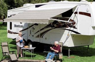 retractable awnings provide rv owners  attractive practicality   rv awning world