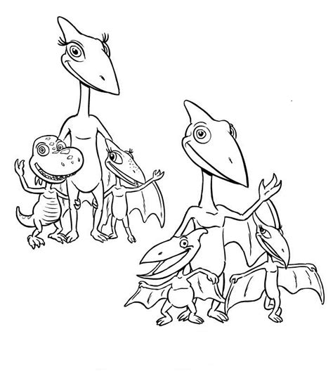 print  dinosaur train coloring pages  kids coloring page
