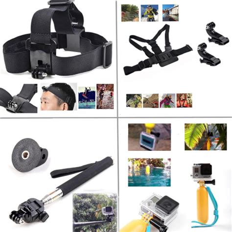 sports action camera accessories    set family kit  pro sj sj sj accessories