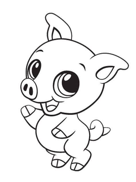 cute baby animals coloring pages  kids   adults