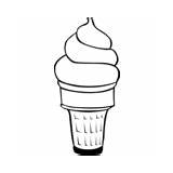 Cones sketch template