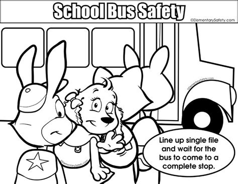 colouring page elementary safety educational coloring pages  kids pinterest coloring