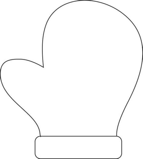 mitten coloring pages printable