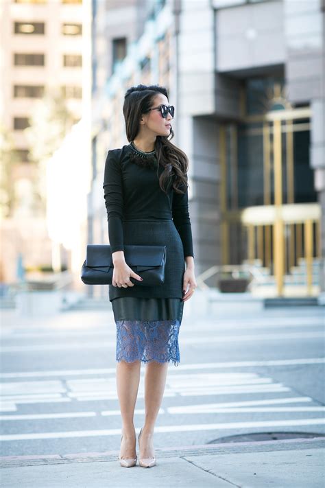 office lace layered skirt and cropped top wendy s lookbookwendy s lookbook