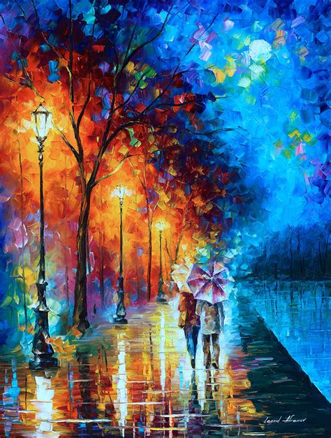 Love By The Lake Painting By Leonid Afremov