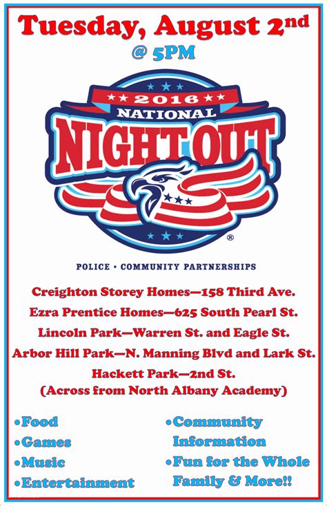 templates  national night  flyers  images printable templates