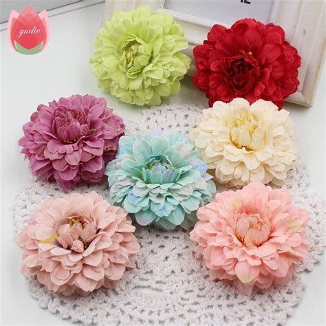 cheap wholesale 50pcs silk 6cm marigold artificial flower for wedding