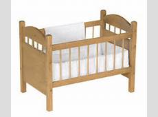 Oak Baby Doll Crib Cradle Bassinette Doll Bed Amish Handcrafted Wooden