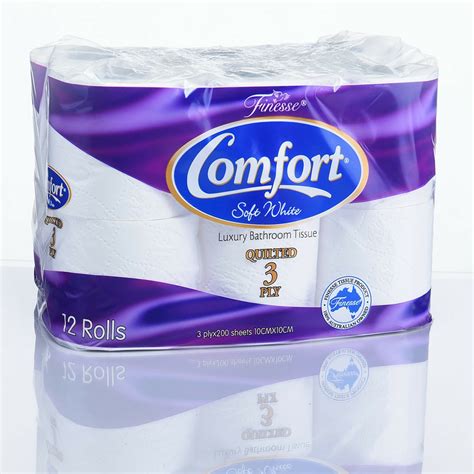 comfort  pack  rolls finesse tissues