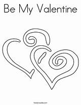 Coloring Valentine Pages Valentines Print Hearts Noodle Cursive Twisty Favorites Login Add Twistynoodle sketch template