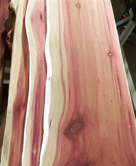 20 21 Wide Live Edge Aromatic Eastern Red Cedar Planks Boards Etsy