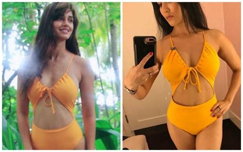 Disha Patani Copies Sunny Leones Chic Monokini To Flaunt Her Sexy