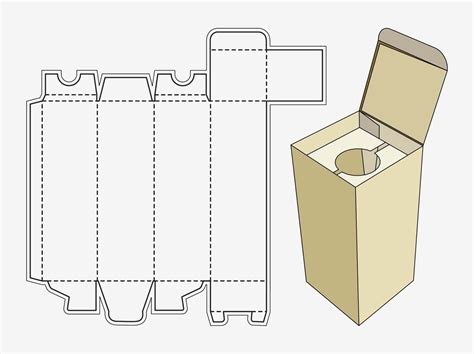 wine box template box template printable paper box template box