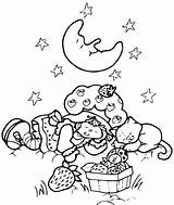 Strawberry Shortcake Coloring Pages Kids Color Justcolor Children sketch template
