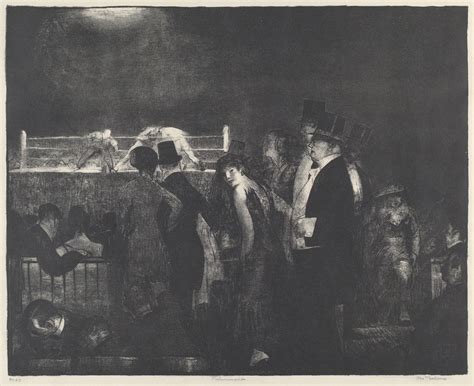 boxing lithographs  george bellows   boston public library