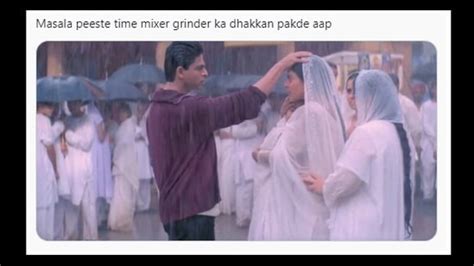 Shah Rukh Khan Kajols Kabhi Khushi Kabhie Gham Scene Sparks New Meme