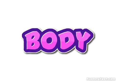 body logo  logo design tool  flaming text