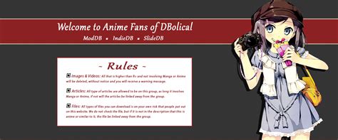 anime fans of dbolical group indie db