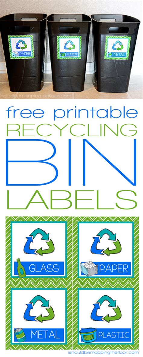 printable recycling bin labels bin labels recycling recycling bins