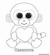 Beanie Coloring Pages Ty Boo Boos Printable Colouring Baby Duke Sheets Babies Casanova Kids Print Party Book Color Valentine Beanies sketch template