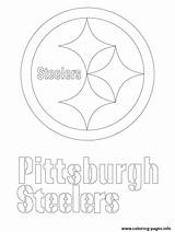 Steelers Coloring Logo Pages Pittsburgh Football Printable Sport Color Comments sketch template
