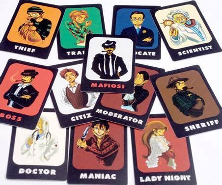 mafia game cards