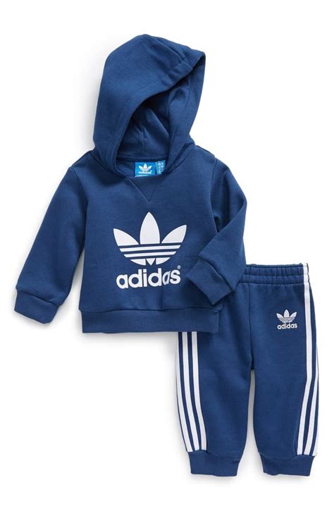 adidas trefoil fleece hoodie sweatpants baby boys nordstrom boy outfits baby clothes