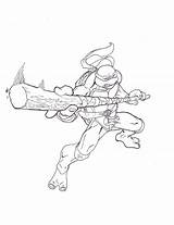 Donatello Ninja Tmnt Turtles Coloring Pages Mutant Deviantart Turtle Teenage Popular Visit sketch template
