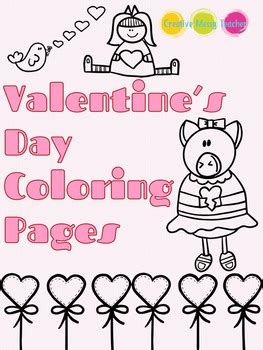 valentines day coloring pages  creative messy teacher tpt