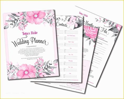 printable wedding binder templates    ideas