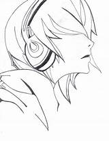 Hoodie Anime Drawing Headphones Guy Girl Draw Boy Awesome Guys Getdrawings Cartoon Visit sketch template
