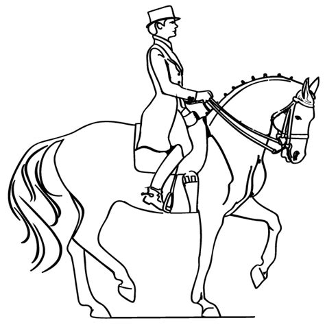 horse rider coloring pages coloring home