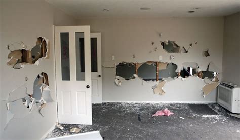 red zoned christchurch house trashed in wild party nz